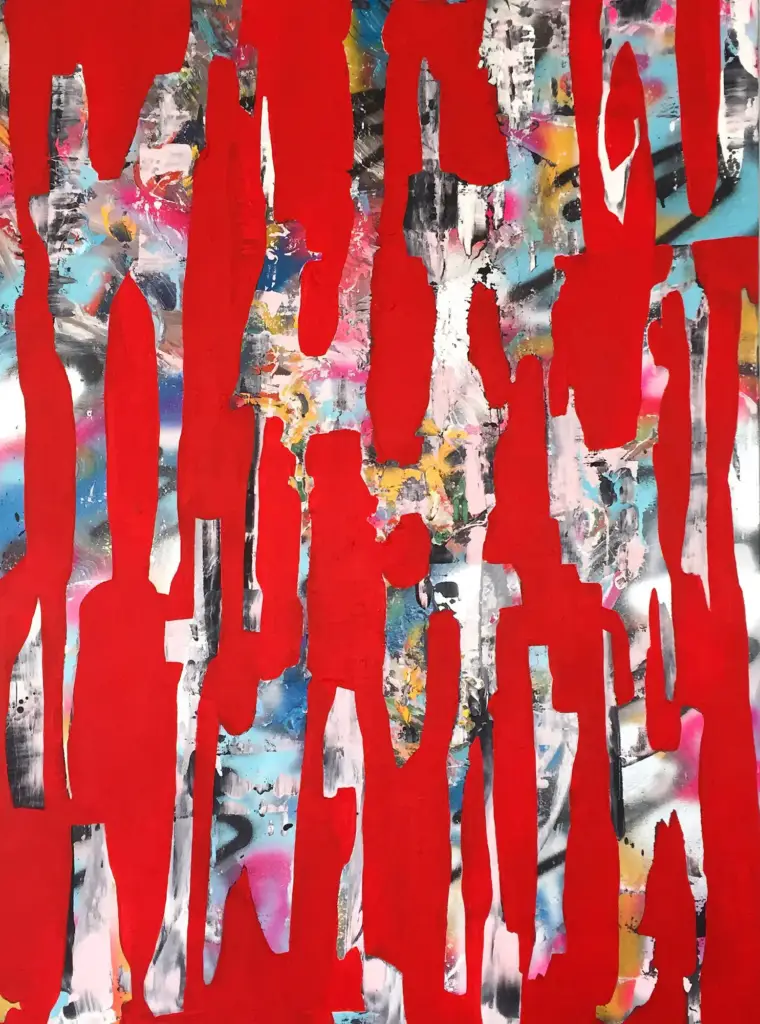 Mangerchine, Engage Your Heart, 36x48, $3,200