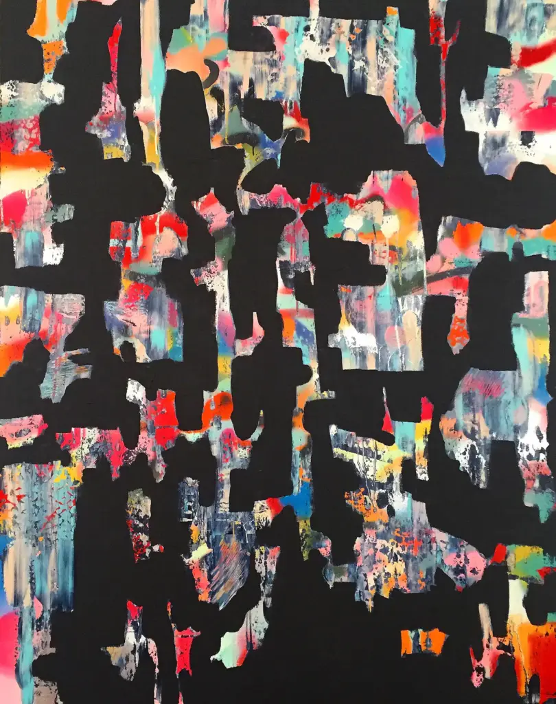 Mangerchine, Every Layer Matters, 48x60, $5,300