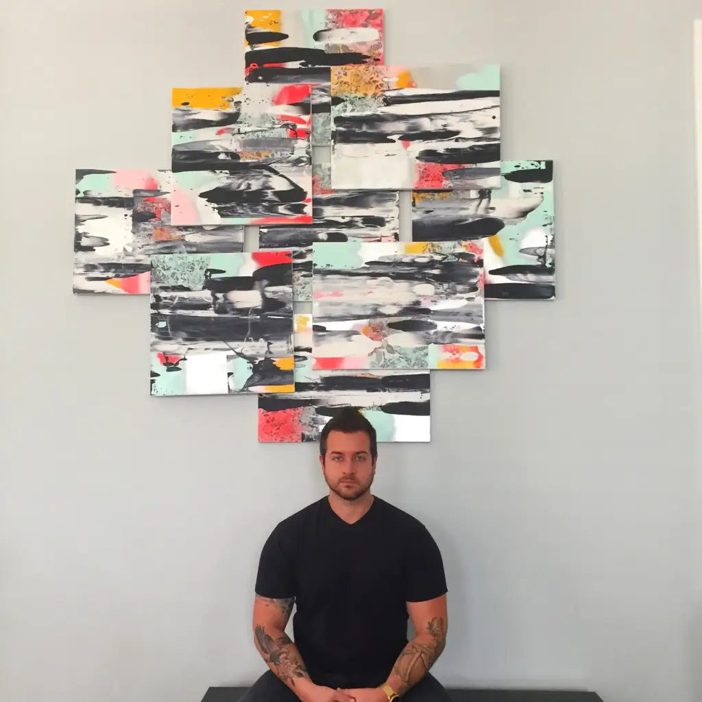 Mangerchine, One Step at a Time, 67x67, $8,200