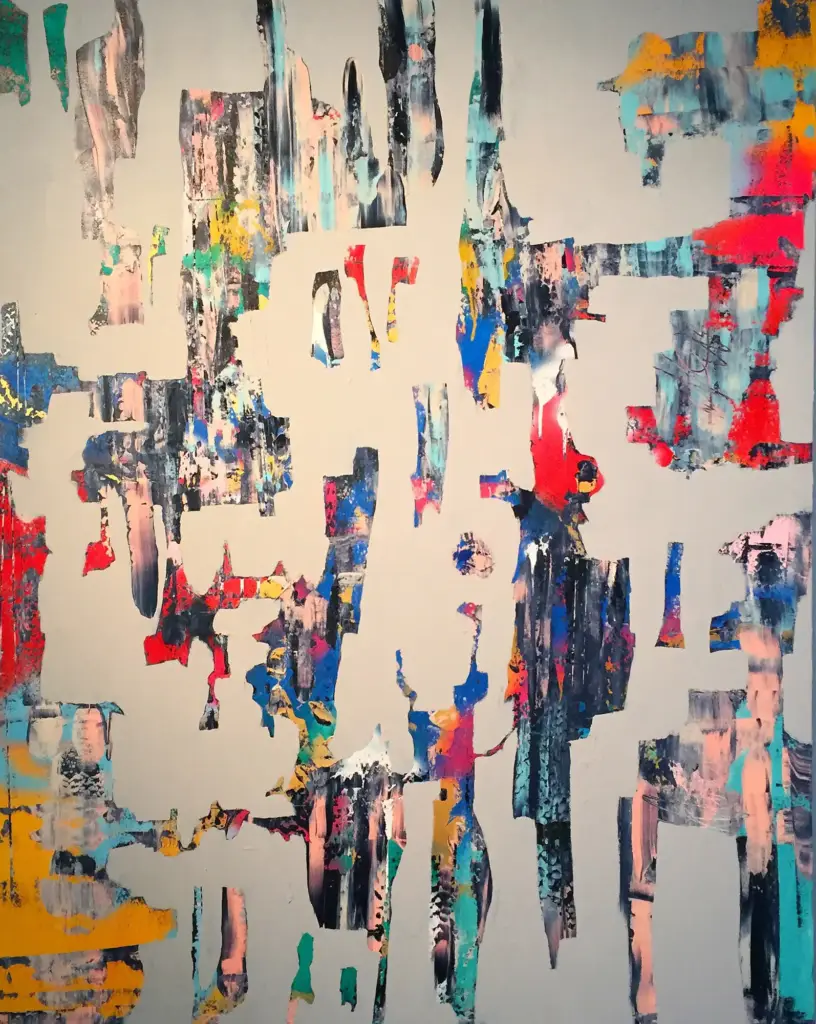 Mangerchine, Open Minded and Focused, 48x60, $5,300