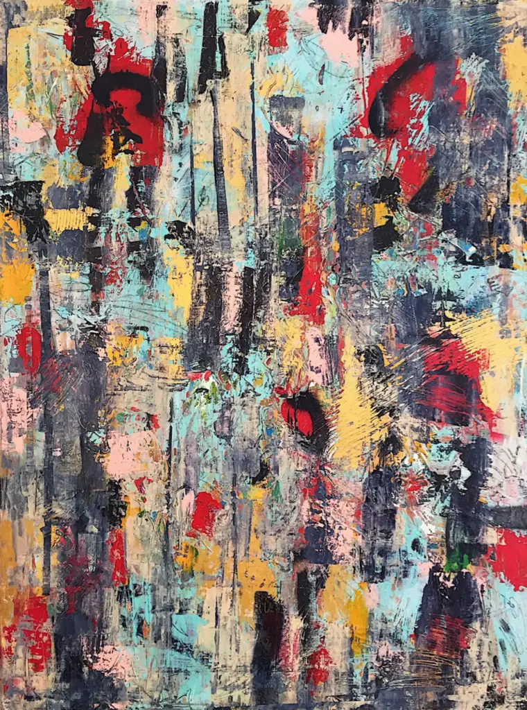 Mangerchine, The Hidden--seen, 36x48, $3,200