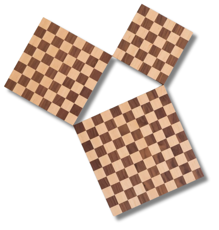 Dynamic geometric study evoking conceptual design and visual wit, inspired by French optical and kinetic movements.