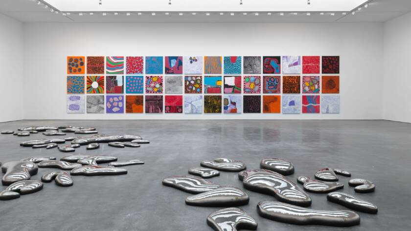 Installation view of Yayoi Kusama's 'Every Day I Pray for Love.'
