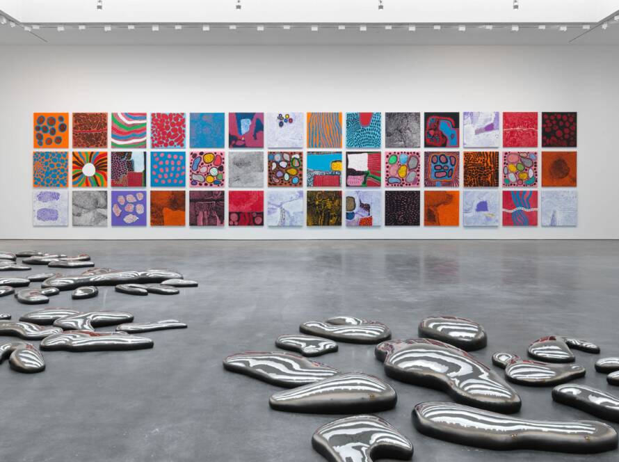 Installation view of Yayoi Kusama's 'Every Day I Pray for Love.'